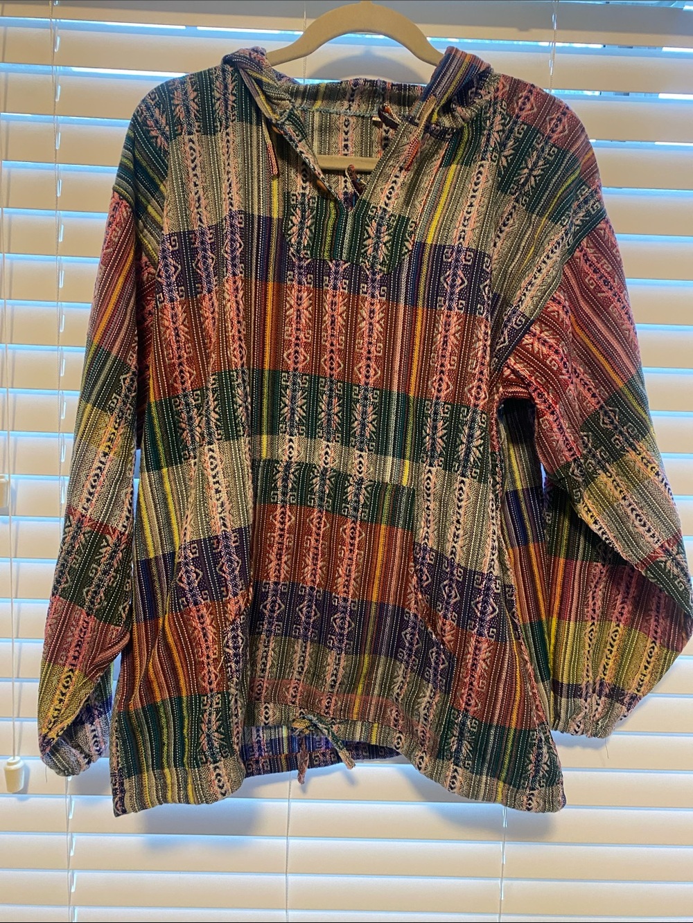 Multicolor Striped Baja Hoodie